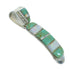 Southwest Sterling Silver Turquoise And Opal Inlay Pendant YX68255